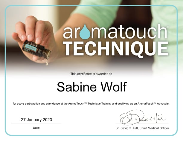 Sabine Zertifikat